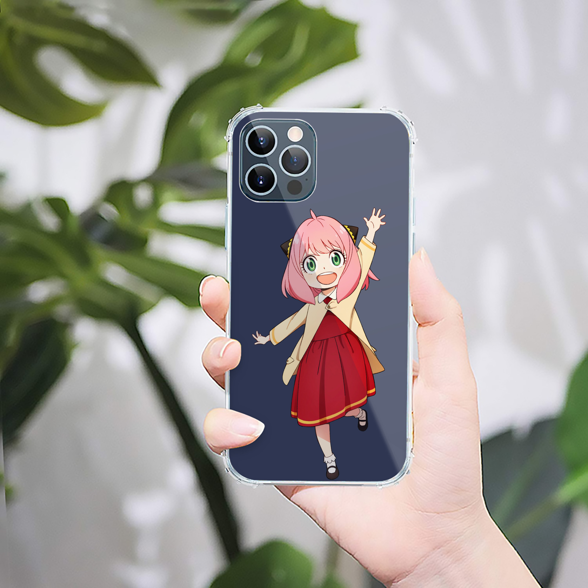（画像用） SPY×FAMILY间谍家家酒 【iPhone 12シリーズ対応】透明スマホケース（クリアソフトケース）